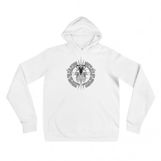 Hoodie with a military print Anti Terror
